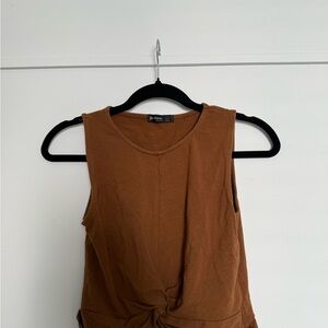 Stradivarius Brown Tank Top